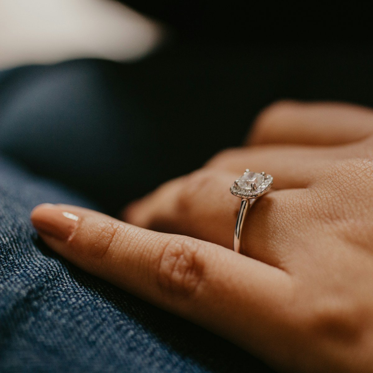 Empress Cushion Diamond Ring