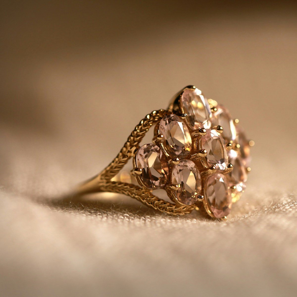 Serene Twist Diamond Ring