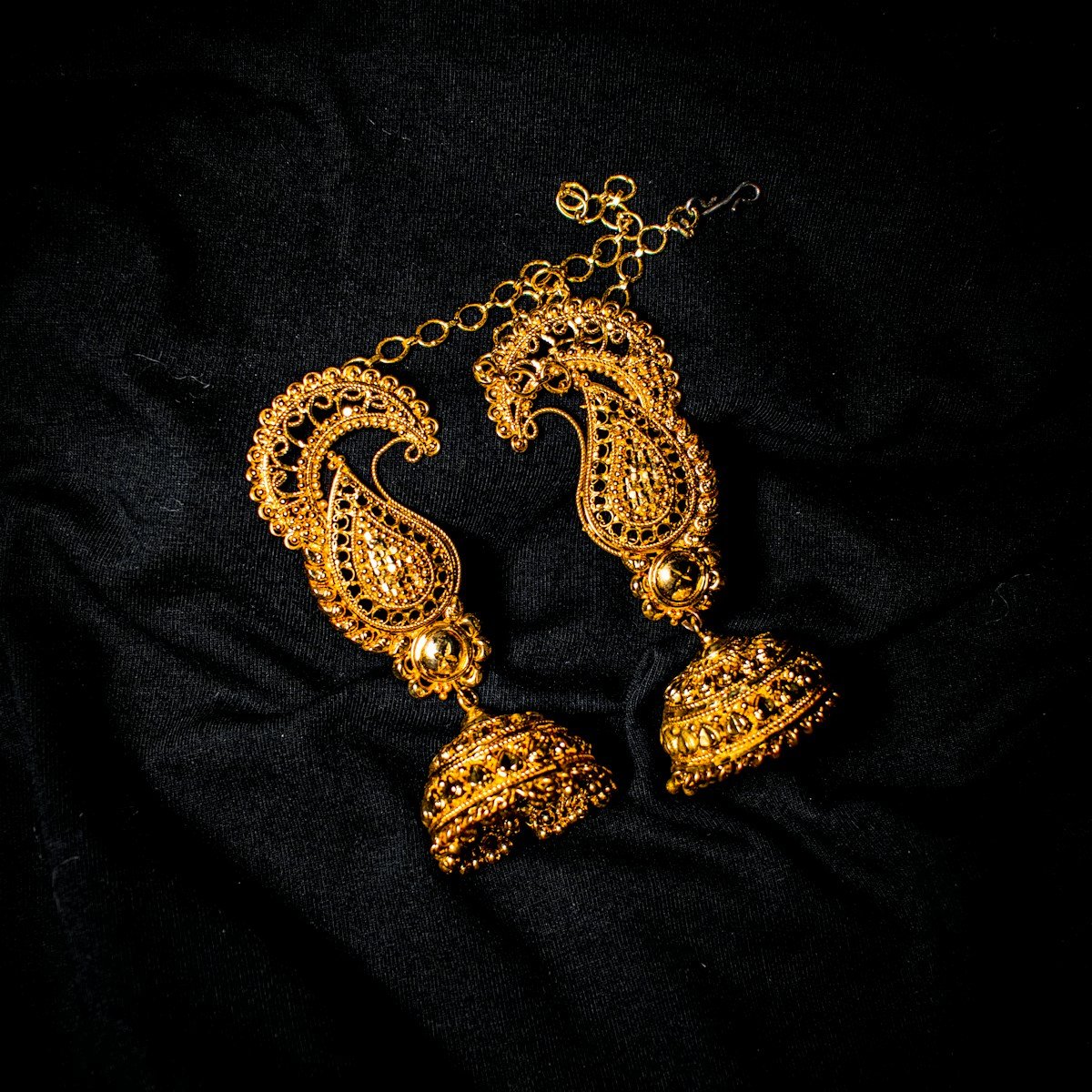Chandbali Moon Jhumka