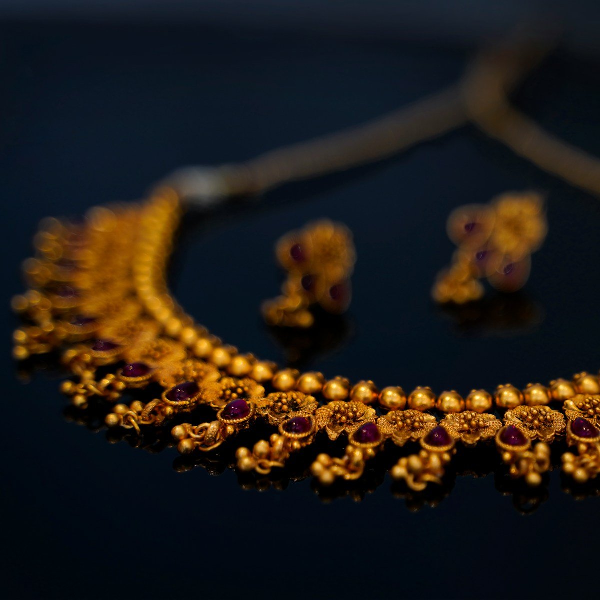 Meenakari Bloom Necklace